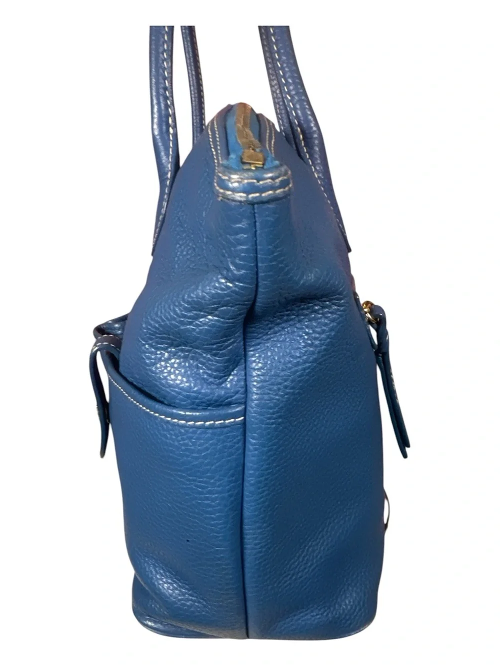Dooney & Bourke Crescent Pebble Leather Shoulder Tote